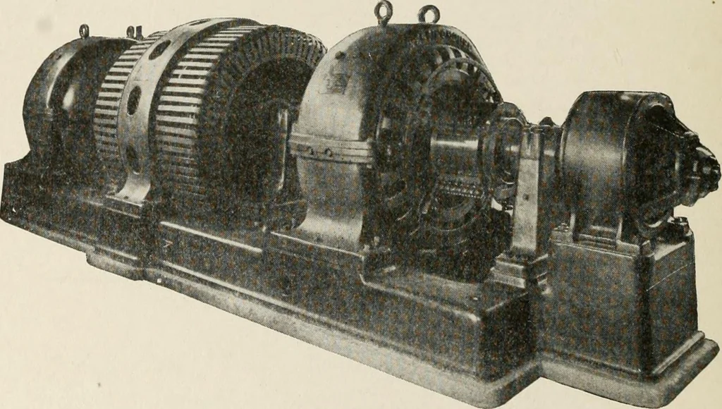 An illustration from Cyclopedia of applied electricity : a general reference work on direct-current generators and motors, storage batteries, electrochemistry, welding, electric wiring, meters, electric lighting, electric railways, power stations, switchboards, power transmission, alternating-current machinery, telegraphy, etc., 1916, leaf 460