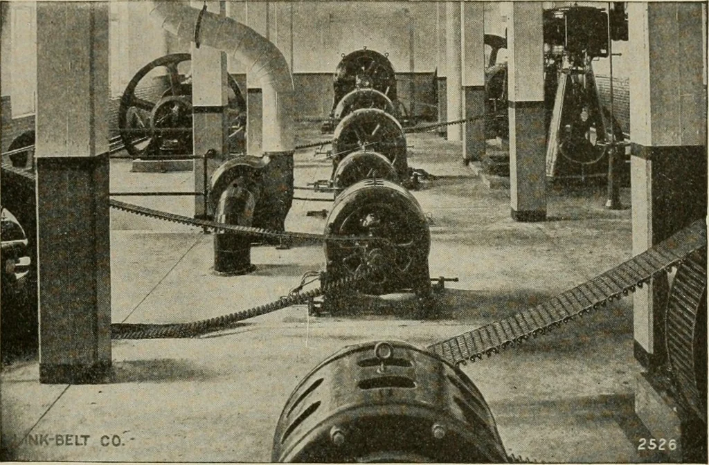 An illustration from Cyclopedia of applied electricity : a general reference work on direct-current generators and motors, storage batteries, electrochemistry, welding, electric wiring, meters, electric lighting, electric railways, power stations, switchboards, power transmission, alternating-current machinery, telegraphy, etc., 1916, leaf 130