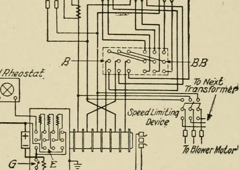 An illustration from Cyclopedia of applied electricity : a general reference work on direct-current generators and motors, storage batteries, electrochemistry, welding, electric wiring, meters, electric lighting, electric railways, power stations, switchboards, power transmission, alternating-current machinery, telegraphy, etc., 1916, leaf 170
