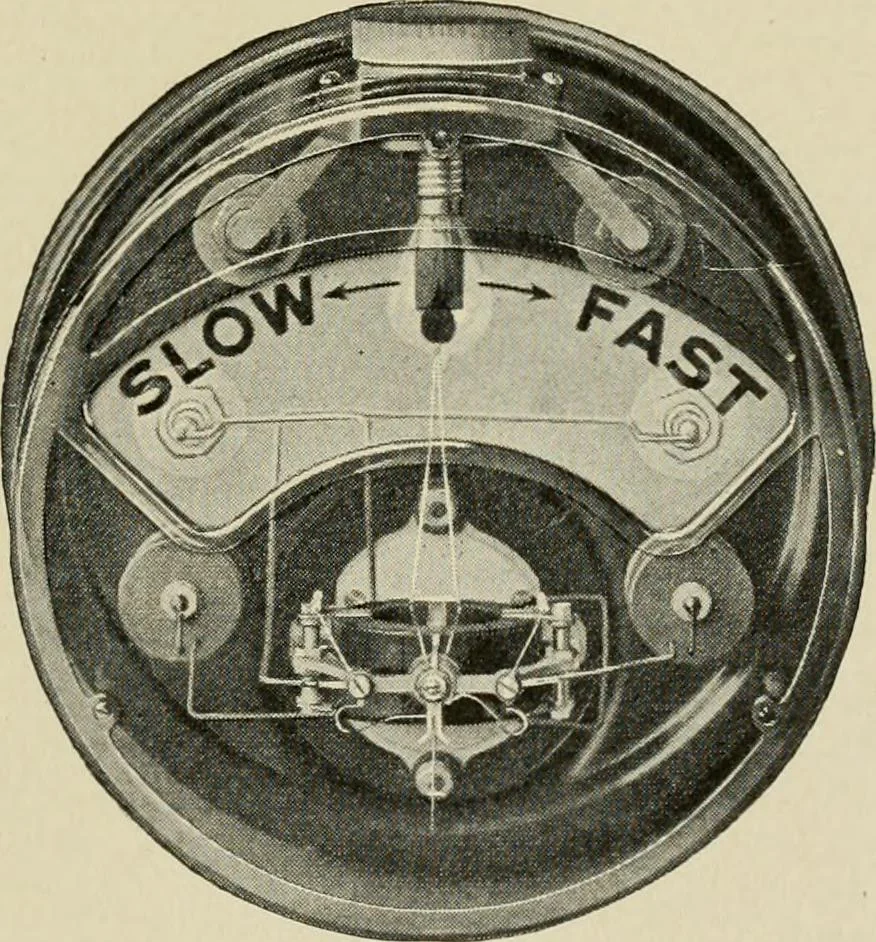 An illustration from Cyclopedia of applied electricity : a general reference work on direct-current generators and motors, storage batteries, electrochemistry, welding, electric wiring, meters, electric lighting, electric railways, power stations, switchboards, power transmission, alternating-current machinery, telegraphy, etc., 1916, leaf 190