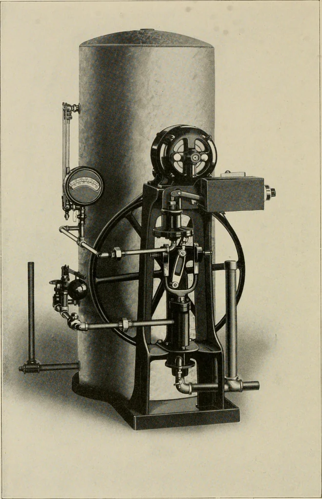 An illustration from Cyclopedia of applied electricity : a general reference work on direct-current generators and motors, storage batteries, electrochemistry, welding, electric wiring, meters, electric lighting, electric railways, power stations, switchboards, power transmission, alternating-current machinery, telegraphy, etc., 1916, leaf 283