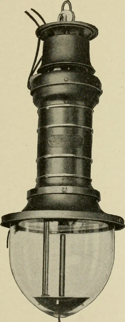 An illustration from Cyclopedia of applied electricity : a general reference work on direct-current generators and motors, storage batteries, electrochemistry, welding, electric wiring, meters, electric lighting, electric railways, power stations, switchboards, power transmission, alternating-current machinery, telegraphy, etc., 1916, leaf 346