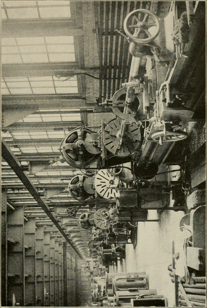 An illustration from Cyclopedia of applied electricity : a general reference work on direct-current generators and motors, storage batteries, electrochemistry, welding, electric wiring, meters, electric lighting, electric railways, power stations, switchboards, power transmission, alternating-current machinery, telegraphy, etc., 1916, leaf 36