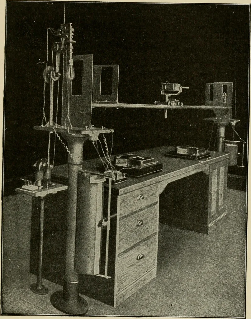An illustration from Cyclopedia of applied electricity : a general reference work on direct-current generators and motors, storage batteries, electrochemistry, welding, electric wiring, meters, electric lighting, electric railways, power stations, switchboards, power transmission, alternating-current machinery, telegraphy, etc., 1916, leaf 420