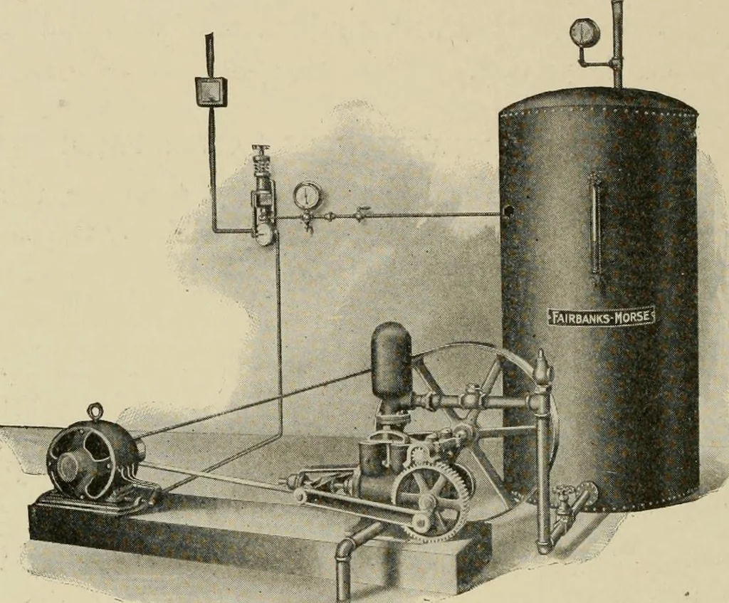 An illustration from Cyclopedia of applied electricity : a general reference work on direct-current generators and motors, storage batteries, electrochemistry, welding, electric wiring, meters, electric lighting, electric railways, power stations, switchboards, power transmission, alternating-current machinery, telegraphy, etc., 1916, leaf 441