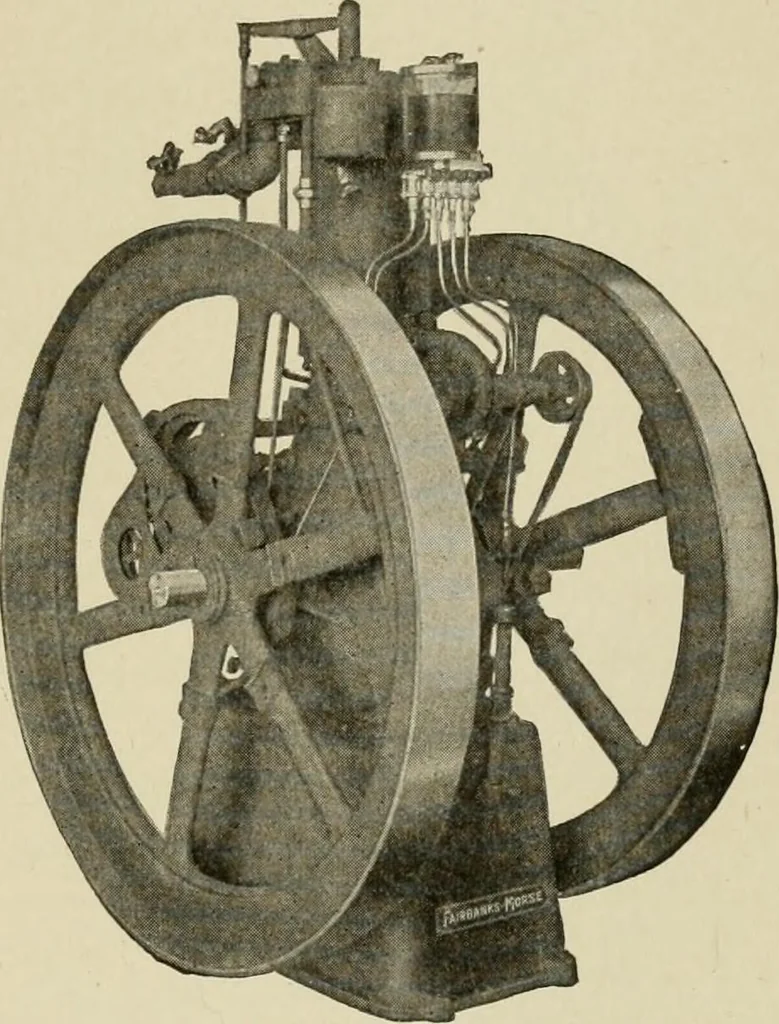 An illustration from Cyclopedia of applied electricity : a general reference work on direct-current generators and motors, storage batteries, electrochemistry, welding, electric wiring, meters, electric lighting, electric railways, power stations, switchboards, power transmission, alternating-current machinery, telegraphy, etc., 1916, leaf 448