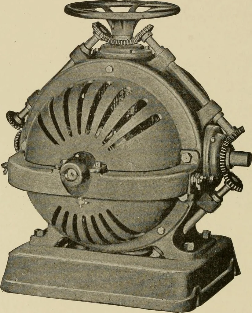 An illustration from Cyclopedia of applied electricity : a general reference work on direct-current generators and motors, storage batteries, electrochemistry, welding, electric wiring, meters, electric lighting, electric railways, power stations, switchboards, power transmission, alternating-current machinery, telegraphy, etc., 1916, leaf 63