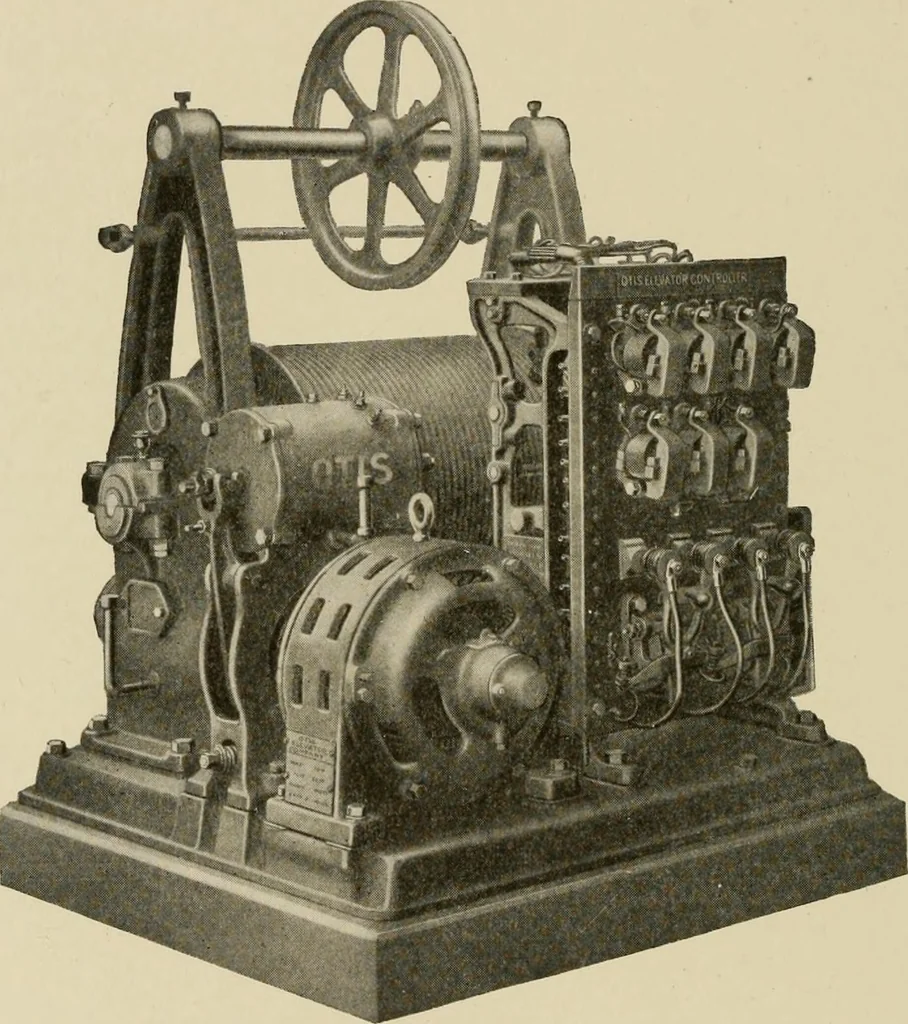 An illustration from Cyclopedia of applied electricity : a general reference work on direct-current generators and motors, storage batteries, electrochemistry, welding, electric wiring, meters, electric lighting, electric railways, power stations, switchboards, power transmission, alternating-current machinery, telegraphy, etc., 1916, leaf 81