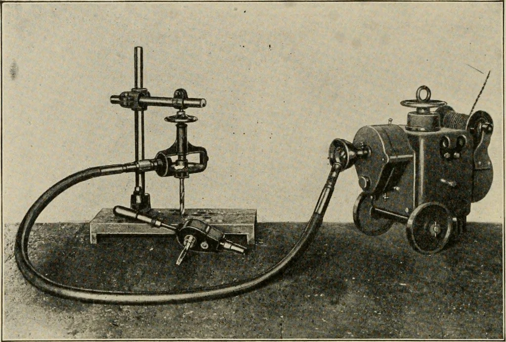 An illustration from Cyclopedia of applied electricity : a general reference work on direct-current generators and motors, storage batteries, electrochemistry, welding, electric wiring, meters, electric lighting, electric railways, power stations, switchboards, power transmission, alternating-current machinery, telegraphy, etc., 1916, leaf 93