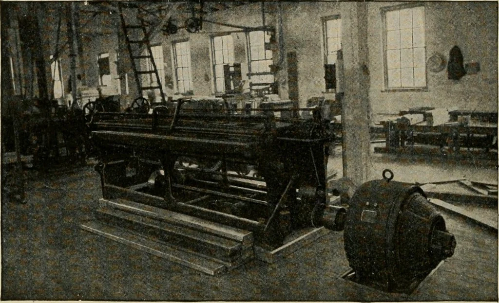 An illustration from Cyclopedia of applied electricity : a general reference work on direct-current generators and motors, storage batteries, electrochemistry, welding, electric wiring, meters, electric lighting, electric railways, power stations, switchboards, power transmission, alternating-current machinery, telegraphy, etc., 1916, leaf 95