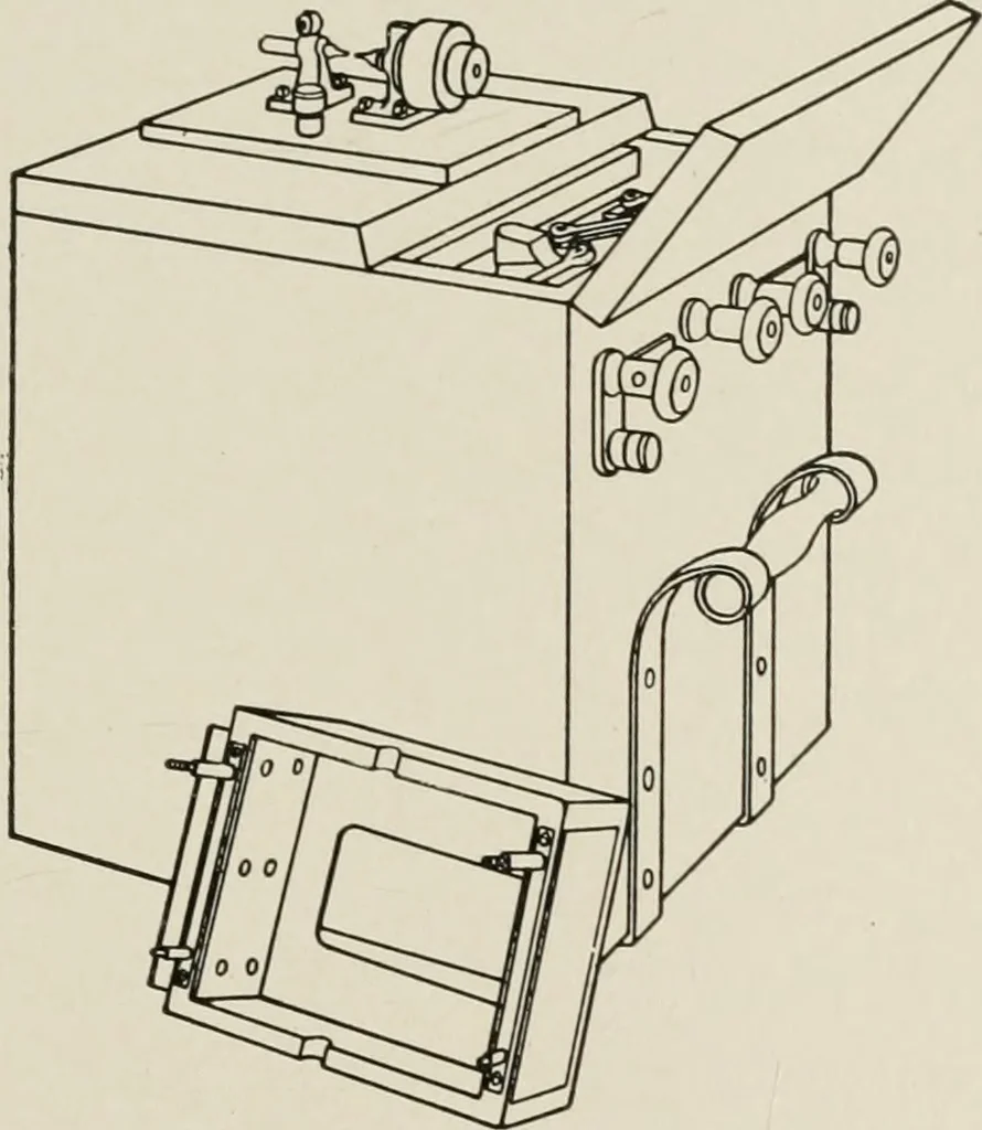 An illustration from Cyclopedia of applied electricity : a general reference work on direct-current generators and motors, storage batteries, electrochemistry, welding, electric wiring, meters, electric lighting, electric railways, power stations, switchboards, power transmission, alternating-current machinery, telegraphy, etc., 1916, leaf 122
