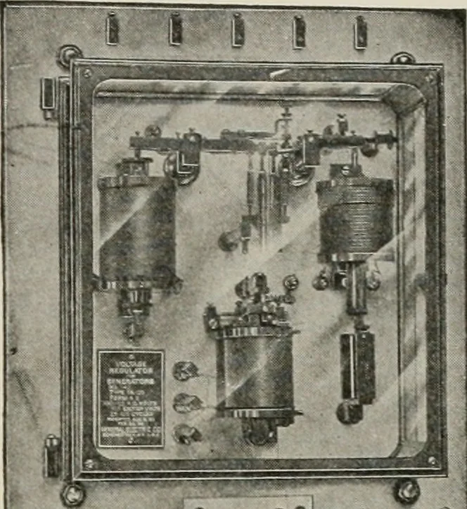 An illustration from Cyclopedia of applied electricity : a general reference work on direct-current generators and motors, storage batteries, electrochemistry, welding, electric wiring, meters, electric lighting, electric railways, power stations, switchboards, power transmission, alternating-current machinery, telegraphy, etc., 1916, leaf 146