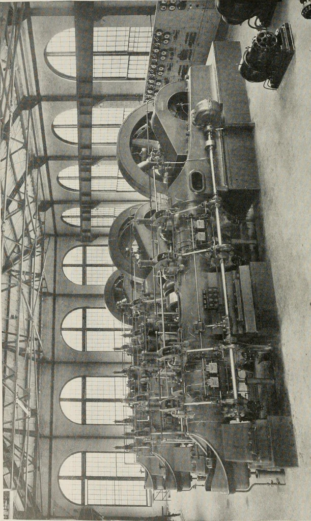 An illustration from Cyclopedia of applied electricity : a general reference work on direct-current generators and motors, storage batteries, electrochemistry, welding, electric wiring, meters, electric lighting, electric railways, power stations, switchboards, power transmission, alternating-current machinery, telegraphy, etc., 1916, leaf 19