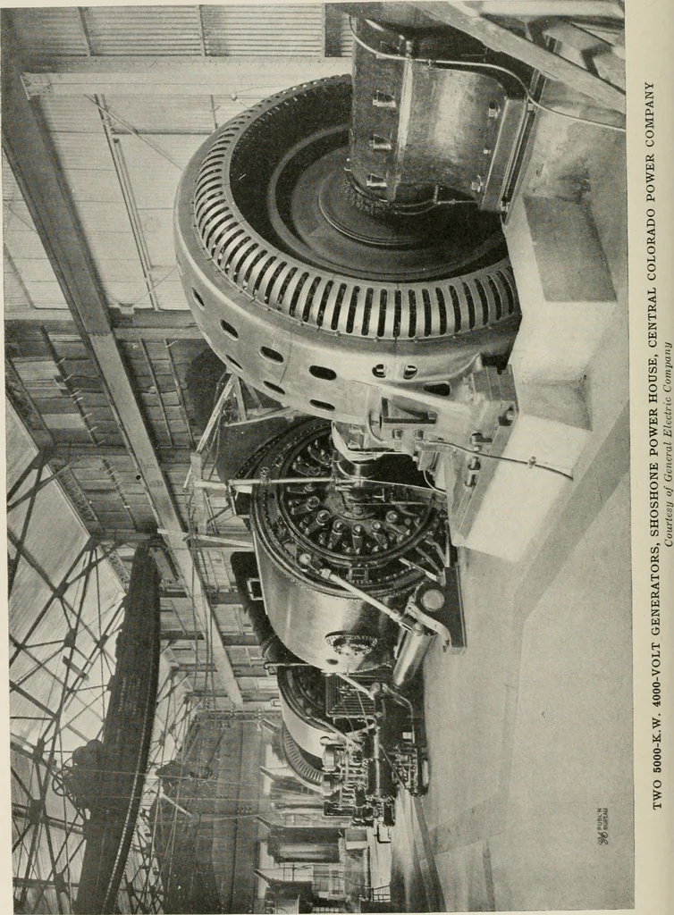 An illustration from Cyclopedia of applied electricity : a general reference work on direct-current generators and motors, storage batteries, electrochemistry, welding, electric wiring, meters, electric lighting, electric railways, power stations, switchboards, power transmission, alternating-current machinery, telegraphy, etc., 1916, leaf 195