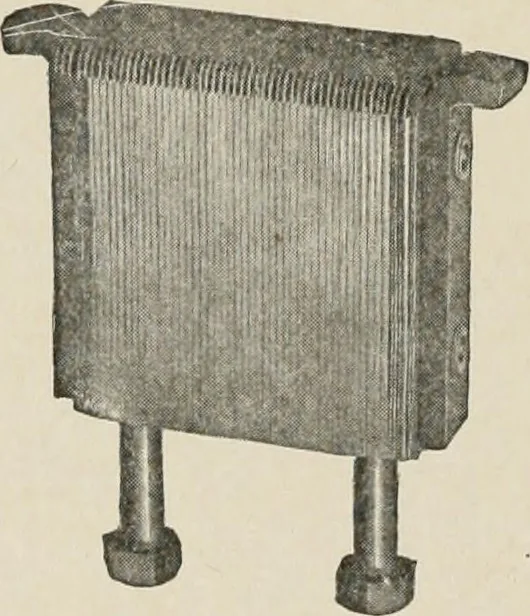 An illustration from Cyclopedia of applied electricity : a general reference work on direct-current generators and motors, storage batteries, electrochemistry, welding, electric wiring, meters, electric lighting, electric railways, power stations, switchboards, power transmission, alternating-current machinery, telegraphy, etc., 1916, leaf 201