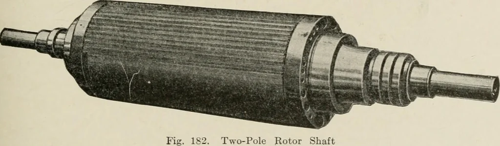 An illustration from Cyclopedia of applied electricity : a general reference work on direct-current generators and motors, storage batteries, electrochemistry, welding, electric wiring, meters, electric lighting, electric railways, power stations, switchboards, power transmission, alternating-current machinery, telegraphy, etc., 1916, leaf 210