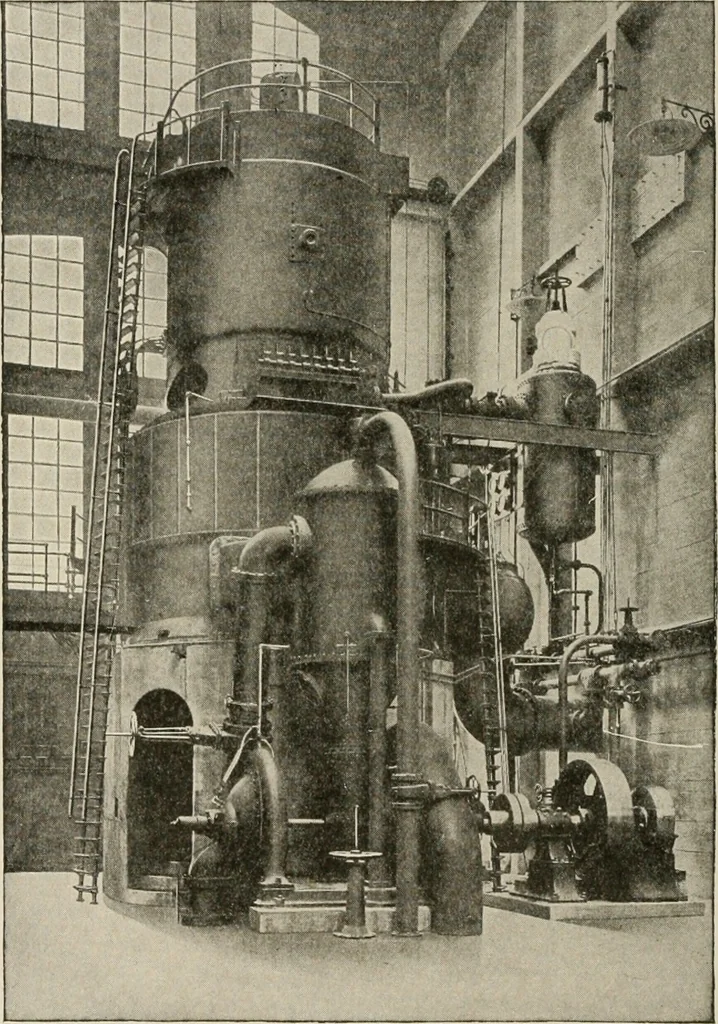An illustration from Cyclopedia of applied electricity : a general reference work on direct-current generators and motors, storage batteries, electrochemistry, welding, electric wiring, meters, electric lighting, electric railways, power stations, switchboards, power transmission, alternating-current machinery, telegraphy, etc., 1916, leaf 211