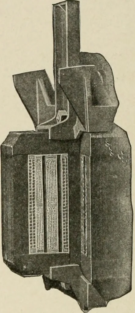 An illustration from Cyclopedia of applied electricity : a general reference work on direct-current generators and motors, storage batteries, electrochemistry, welding, electric wiring, meters, electric lighting, electric railways, power stations, switchboards, power transmission, alternating-current machinery, telegraphy, etc., 1916, leaf 333