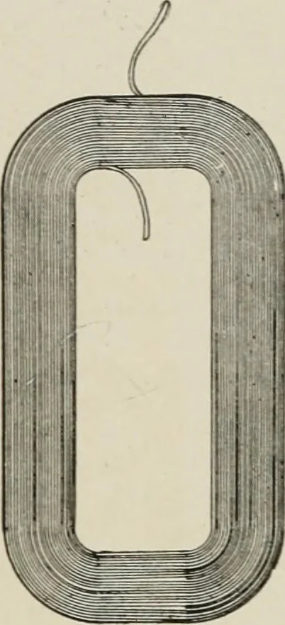 An illustration from Cyclopedia of applied electricity : a general reference work on direct-current generators and motors, storage batteries, electrochemistry, welding, electric wiring, meters, electric lighting, electric railways, power stations, switchboards, power transmission, alternating-current machinery, telegraphy, etc., 1916, leaf 334