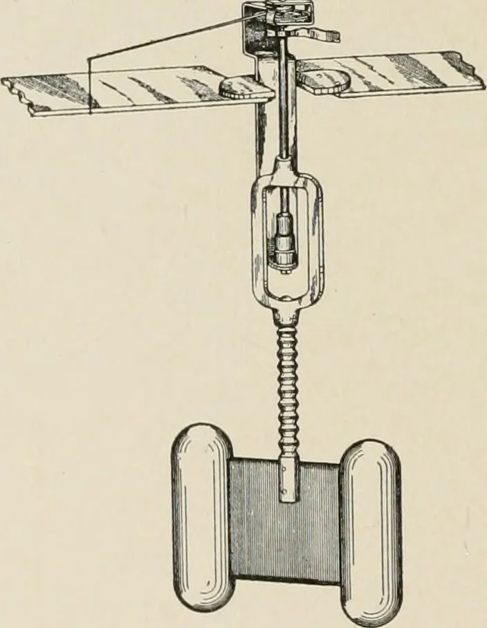 An illustration from Cyclopedia of applied electricity : a general reference work on direct-current generators and motors, storage batteries, electrochemistry, welding, electric wiring, meters, electric lighting, electric railways, power stations, switchboards, power transmission, alternating-current machinery, telegraphy, etc., 1916, leaf 93