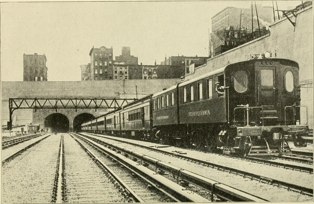 An illustration from Cyclopedia of applied electricity : a general reference work on direct-current generators and motors, storage batteries, electrochemistry, welding, electric wiring, meters, electric lighting, electric railways, power stations, switchboards, power transmission, alternating-current machinery, telegraphy, etc., 1916, leaf 115