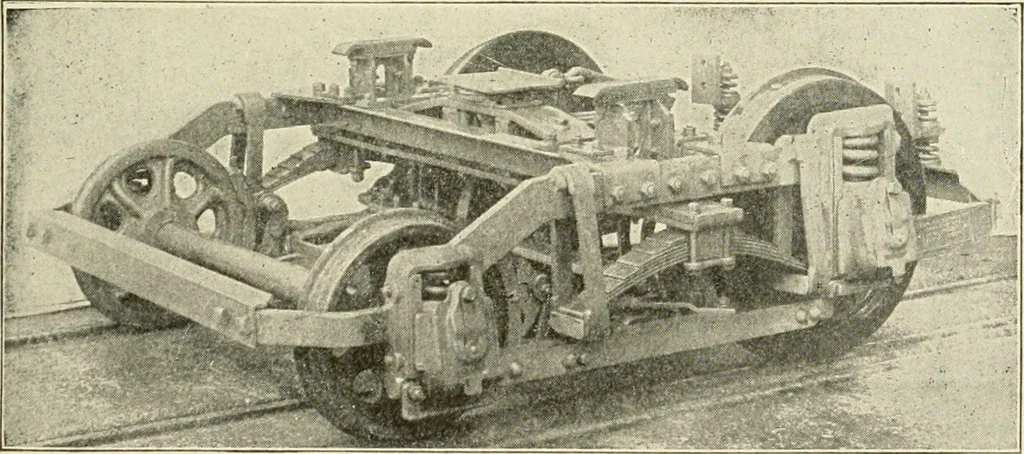 An illustration from Cyclopedia of applied electricity : a general reference work on direct-current generators and motors, storage batteries, electrochemistry, welding, electric wiring, meters, electric lighting, electric railways, power stations, switchboards, power transmission, alternating-current machinery, telegraphy, etc., 1916, leaf 134