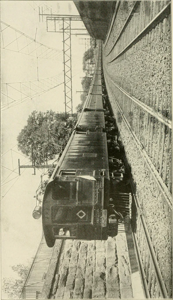 An illustration from Cyclopedia of applied electricity : a general reference work on direct-current generators and motors, storage batteries, electrochemistry, welding, electric wiring, meters, electric lighting, electric railways, power stations, switchboards, power transmission, alternating-current machinery, telegraphy, etc., 1916, leaf 15