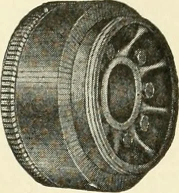 An illustration from Cyclopedia of applied electricity : a general reference work on direct-current generators and motors, storage batteries, electrochemistry, welding, electric wiring, meters, electric lighting, electric railways, power stations, switchboards, power transmission, alternating-current machinery, telegraphy, etc., 1916, leaf 152