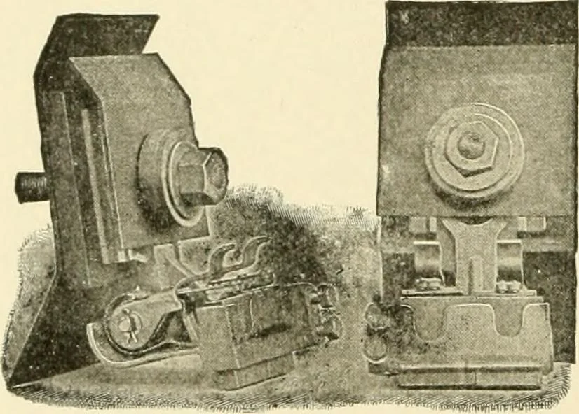 An illustration from Cyclopedia of applied electricity : a general reference work on direct-current generators and motors, storage batteries, electrochemistry, welding, electric wiring, meters, electric lighting, electric railways, power stations, switchboards, power transmission, alternating-current machinery, telegraphy, etc., 1916, leaf 153