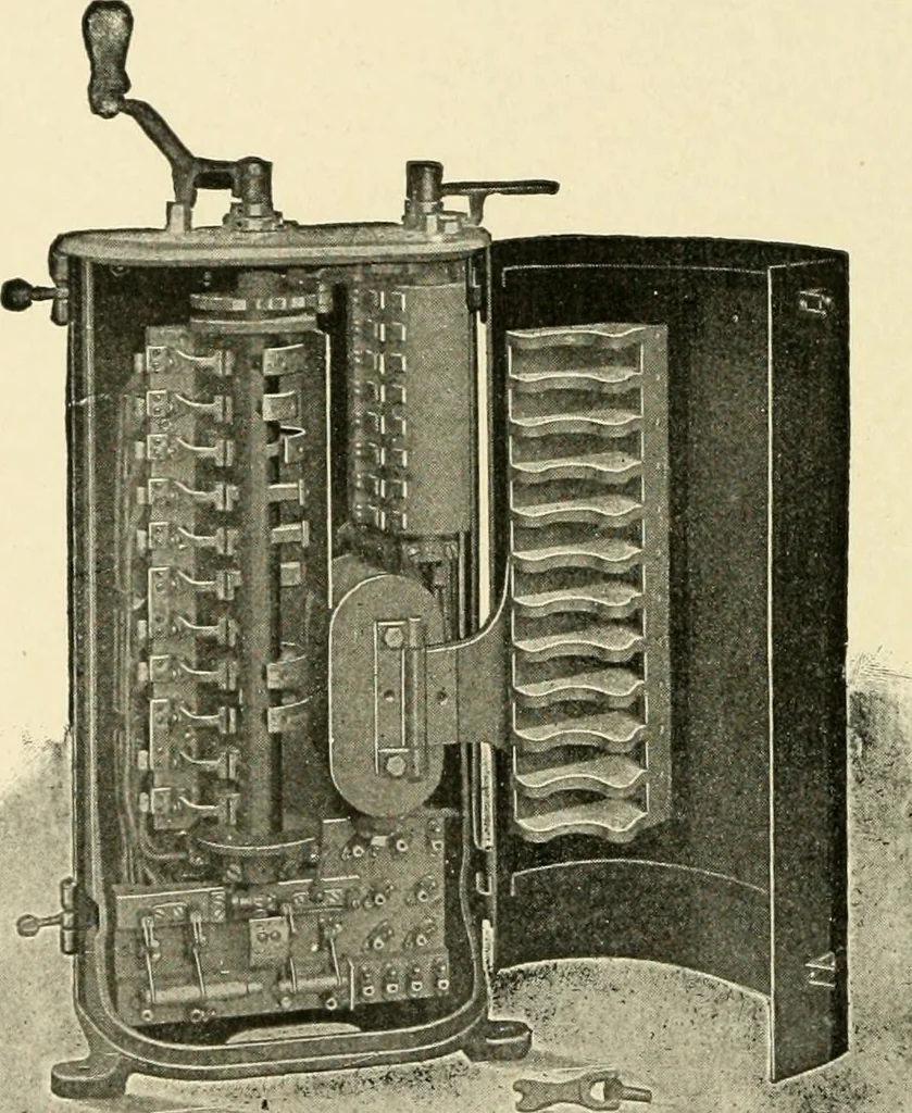 An illustration from Cyclopedia of applied electricity : a general reference work on direct-current generators and motors, storage batteries, electrochemistry, welding, electric wiring, meters, electric lighting, electric railways, power stations, switchboards, power transmission, alternating-current machinery, telegraphy, etc., 1916, leaf 173