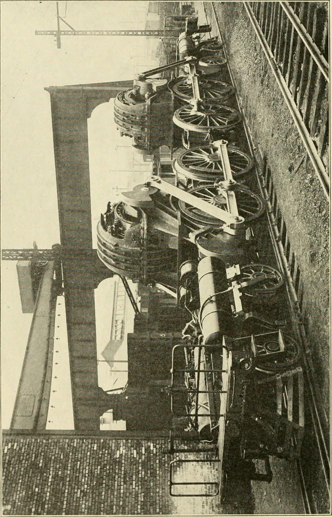 An illustration from Cyclopedia of applied electricity : a general reference work on direct-current generators and motors, storage batteries, electrochemistry, welding, electric wiring, meters, electric lighting, electric railways, power stations, switchboards, power transmission, alternating-current machinery, telegraphy, etc., 1916, leaf 205