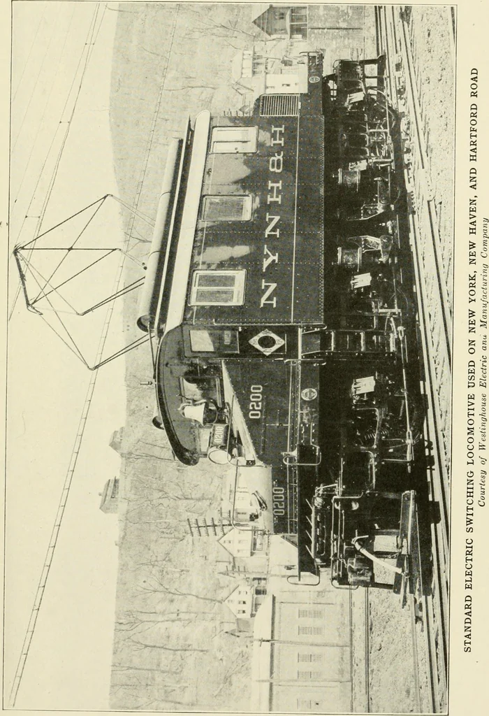An illustration from Cyclopedia of applied electricity : a general reference work on direct-current generators and motors, storage batteries, electrochemistry, welding, electric wiring, meters, electric lighting, electric railways, power stations, switchboards, power transmission, alternating-current machinery, telegraphy, etc., 1916, leaf 216