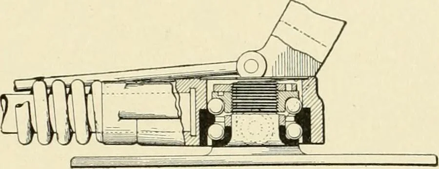 An illustration from Cyclopedia of applied electricity : a general reference work on direct-current generators and motors, storage batteries, electrochemistry, welding, electric wiring, meters, electric lighting, electric railways, power stations, switchboards, power transmission, alternating-current machinery, telegraphy, etc., 1916, leaf 238