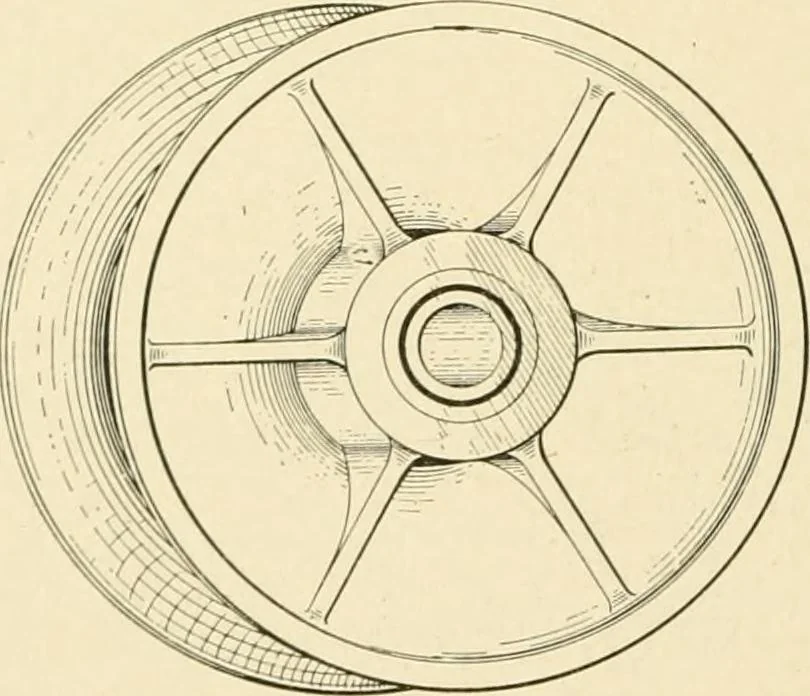 An illustration from Cyclopedia of applied electricity : a general reference work on direct-current generators and motors, storage batteries, electrochemistry, welding, electric wiring, meters, electric lighting, electric railways, power stations, switchboards, power transmission, alternating-current machinery, telegraphy, etc., 1916, leaf 239