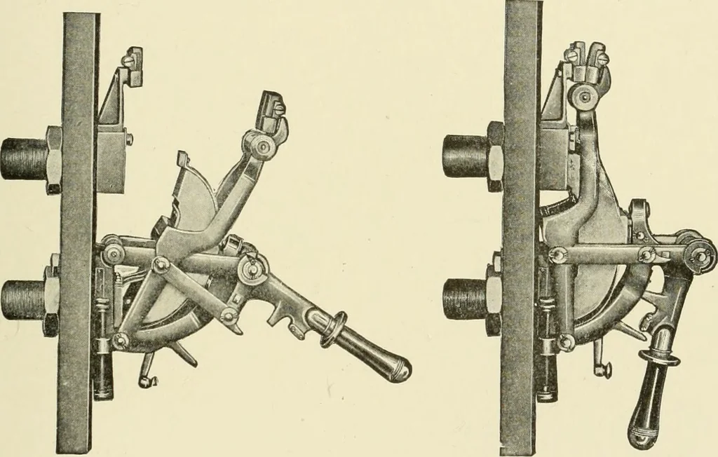 An illustration from Cyclopedia of applied electricity : a general reference work on direct-current generators and motors, storage batteries, electrochemistry, welding, electric wiring, meters, electric lighting, electric railways, power stations, switchboards, power transmission, alternating-current machinery, telegraphy, etc., 1916, leaf 312
