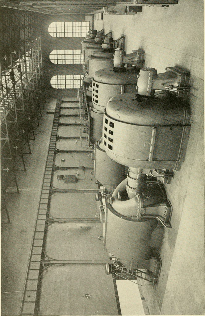 An illustration from Cyclopedia of applied electricity : a general reference work on direct-current generators and motors, storage batteries, electrochemistry, welding, electric wiring, meters, electric lighting, electric railways, power stations, switchboards, power transmission, alternating-current machinery, telegraphy, etc., 1916, leaf 323