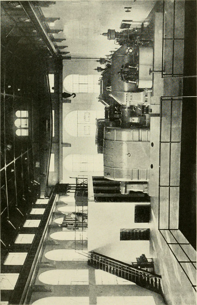 An illustration from Cyclopedia of applied electricity : a general reference work on direct-current generators and motors, storage batteries, electrochemistry, welding, electric wiring, meters, electric lighting, electric railways, power stations, switchboards, power transmission, alternating-current machinery, telegraphy, etc., 1916, leaf 340