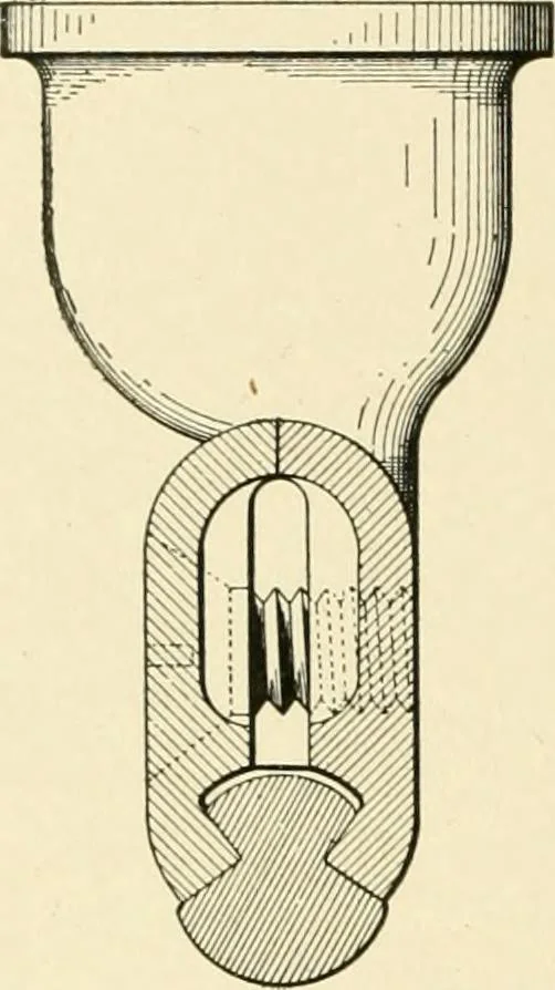 An illustration from Cyclopedia of applied electricity : a general reference work on direct-current generators and motors, storage batteries, electrochemistry, welding, electric wiring, meters, electric lighting, electric railways, power stations, switchboards, power transmission, alternating-current machinery, telegraphy, etc., 1916, leaf 345