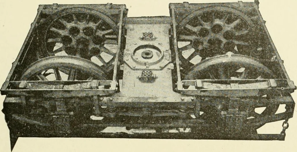 An illustration from Cyclopedia of applied electricity : a general reference work on direct-current generators and motors, storage batteries, electrochemistry, welding, electric wiring, meters, electric lighting, electric railways, power stations, switchboards, power transmission, alternating-current machinery, telegraphy, etc., 1916, leaf 410