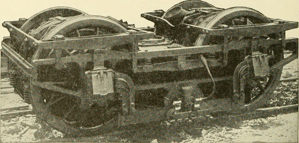 An illustration from Cyclopedia of applied electricity : a general reference work on direct-current generators and motors, storage batteries, electrochemistry, welding, electric wiring, meters, electric lighting, electric railways, power stations, switchboards, power transmission, alternating-current machinery, telegraphy, etc., 1916, leaf 411