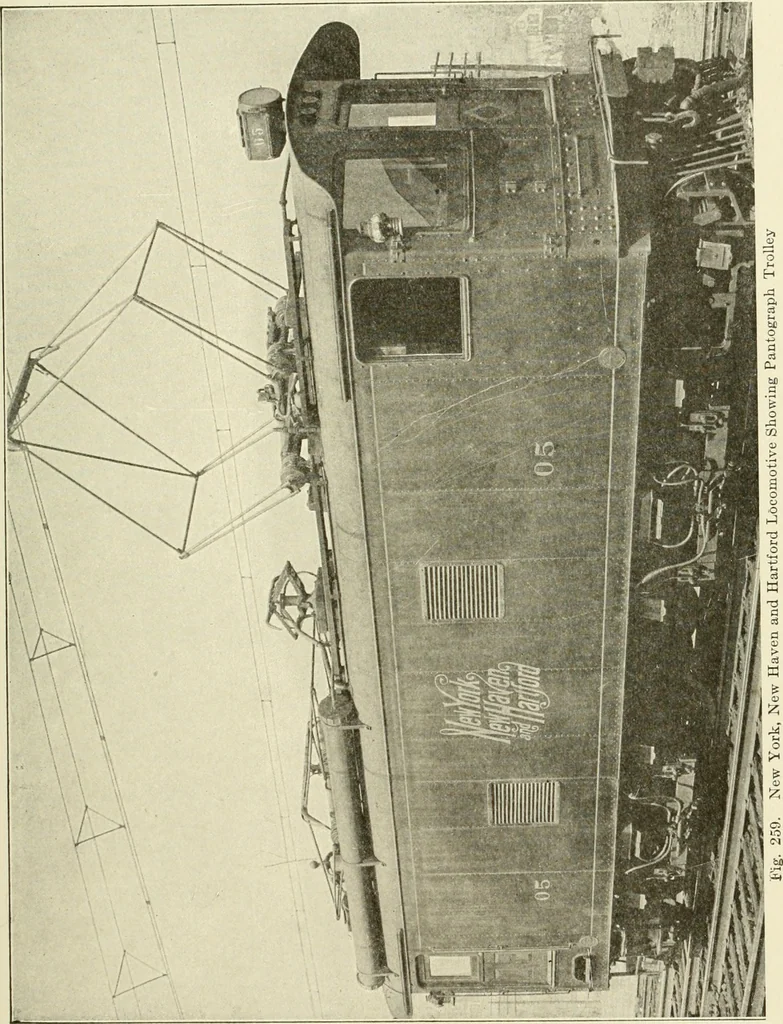 An illustration from Cyclopedia of applied electricity : a general reference work on direct-current generators and motors, storage batteries, electrochemistry, welding, electric wiring, meters, electric lighting, electric railways, power stations, switchboards, power transmission, alternating-current machinery, telegraphy, etc., 1916, leaf 412