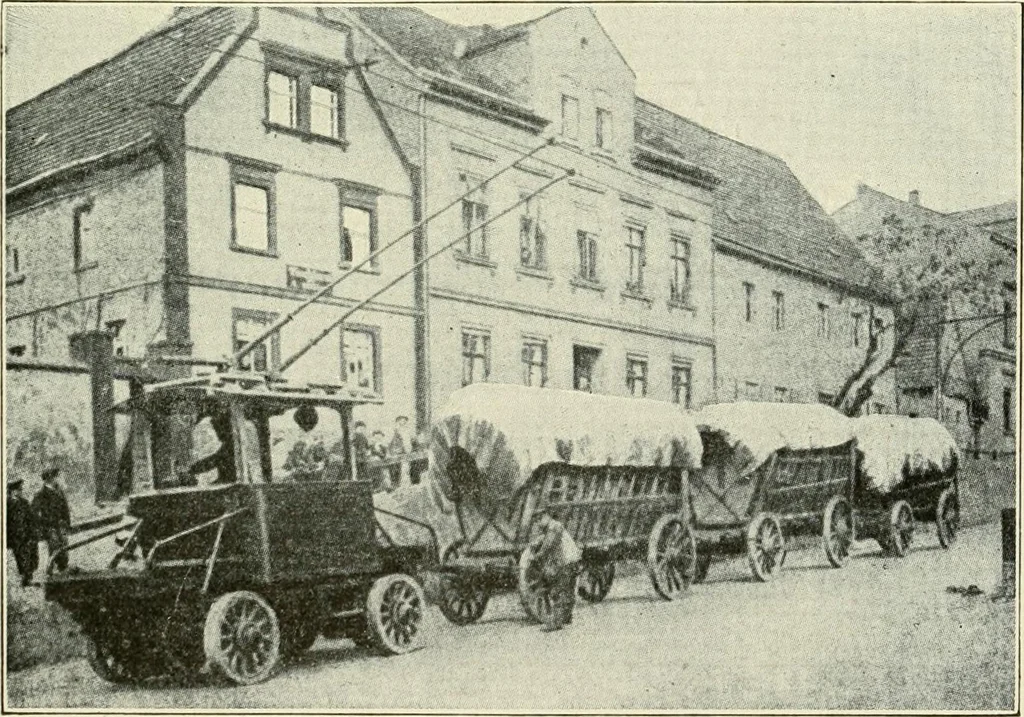 An illustration from Cyclopedia of applied electricity : a general reference work on direct-current generators and motors, storage batteries, electrochemistry, welding, electric wiring, meters, electric lighting, electric railways, power stations, switchboards, power transmission, alternating-current machinery, telegraphy, etc., 1916, leaf 430