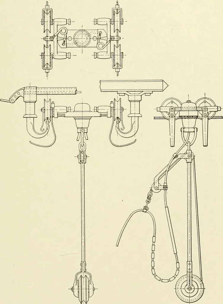 An illustration from Cyclopedia of applied electricity : a general reference work on direct-current generators and motors, storage batteries, electrochemistry, welding, electric wiring, meters, electric lighting, electric railways, power stations, switchboards, power transmission, alternating-current machinery, telegraphy, etc., 1916, leaf 432
