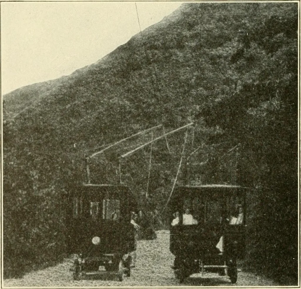 An illustration from Cyclopedia of applied electricity : a general reference work on direct-current generators and motors, storage batteries, electrochemistry, welding, electric wiring, meters, electric lighting, electric railways, power stations, switchboards, power transmission, alternating-current machinery, telegraphy, etc., 1916, leaf 445