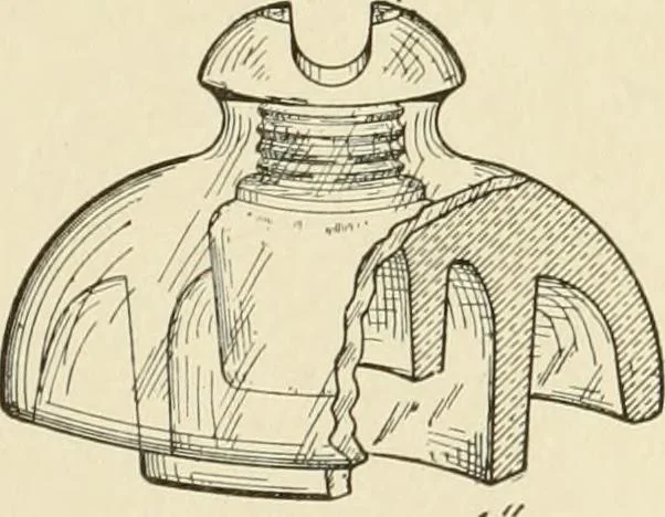 An illustration from Cyclopedia of applied electricity : a general reference work on direct-current generators and motors, storage batteries, electrochemistry, welding, electric wiring, meters, electric lighting, electric railways, power stations, switchboards, power transmission, alternating-current machinery, telegraphy, etc., 1916, leaf 92
