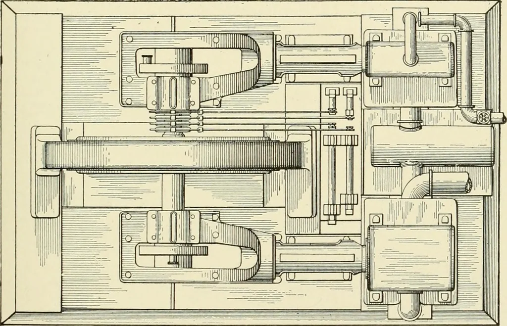An illustration from Cyclopedia of applied electricity : a general reference work on direct-current generators and motors, storage batteries, electrochemistry, welding, electric wiring, meters, electric lighting, electric railways, power stations, switchboards, power transmission, alternating-current machinery, telegraphy, etc., 1916, leaf 108