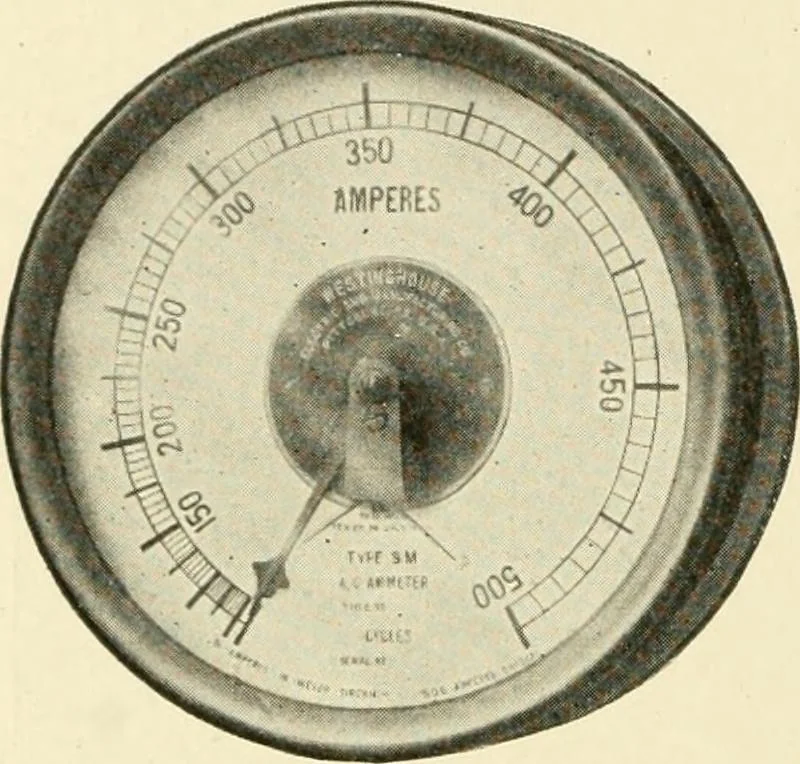 An illustration from Cyclopedia of applied electricity : a general reference work on direct-current generators and motors, storage batteries, electrochemistry, welding, electric wiring, meters, electric lighting, electric railways, power stations, switchboards, power transmission, alternating-current machinery, telegraphy, etc., 1916, leaf 201