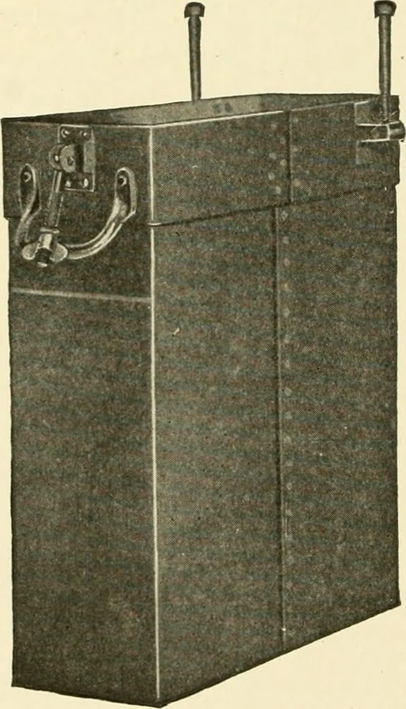 An illustration from Cyclopedia of applied electricity : a general reference work on direct-current generators and motors, storage batteries, electrochemistry, welding, electric wiring, meters, electric lighting, electric railways, power stations, switchboards, power transmission, alternating-current machinery, telegraphy, etc., 1916, leaf 213
