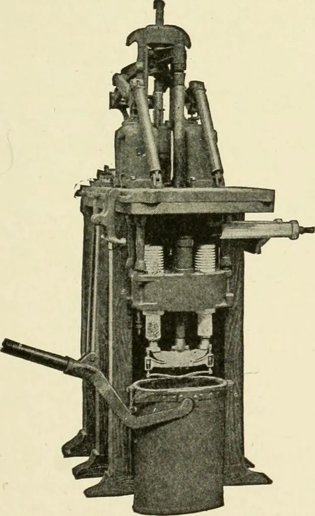An illustration from Cyclopedia of applied electricity : a general reference work on direct-current generators and motors, storage batteries, electrochemistry, welding, electric wiring, meters, electric lighting, electric railways, power stations, switchboards, power transmission, alternating-current machinery, telegraphy, etc., 1916, leaf 214