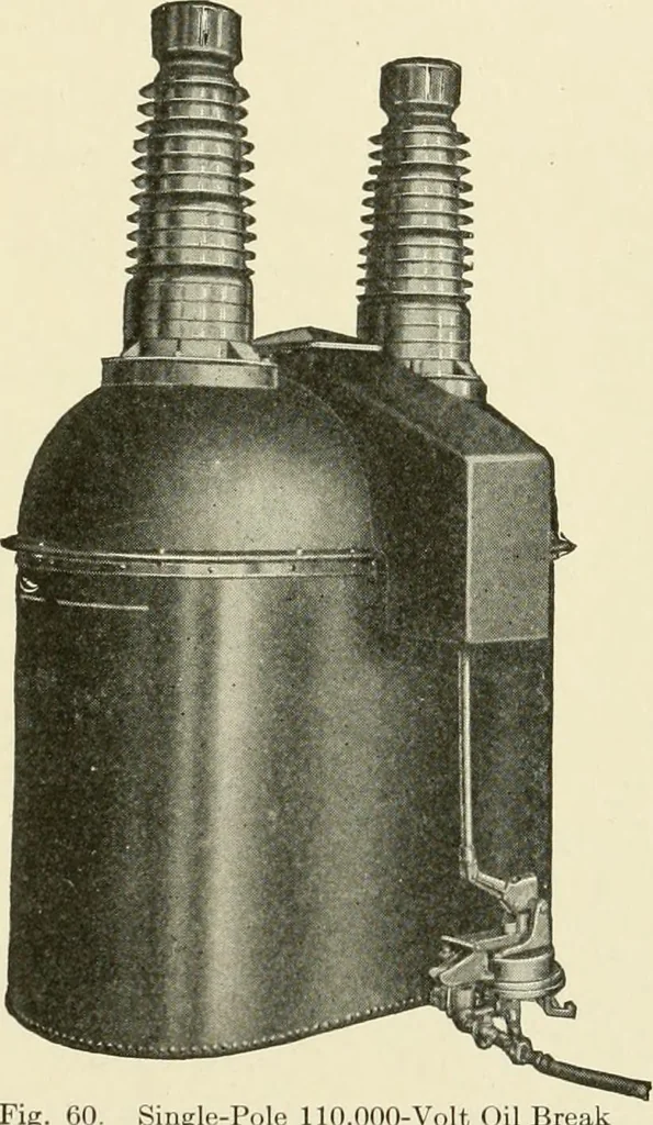 An illustration from Cyclopedia of applied electricity : a general reference work on direct-current generators and motors, storage batteries, electrochemistry, welding, electric wiring, meters, electric lighting, electric railways, power stations, switchboards, power transmission, alternating-current machinery, telegraphy, etc., 1916, leaf 216